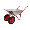 Roaba 100 L cu 2 roti pneum, cos-rama galvanizat